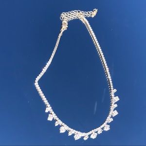 ‼️SOLD‼️faux diamond choker necklace